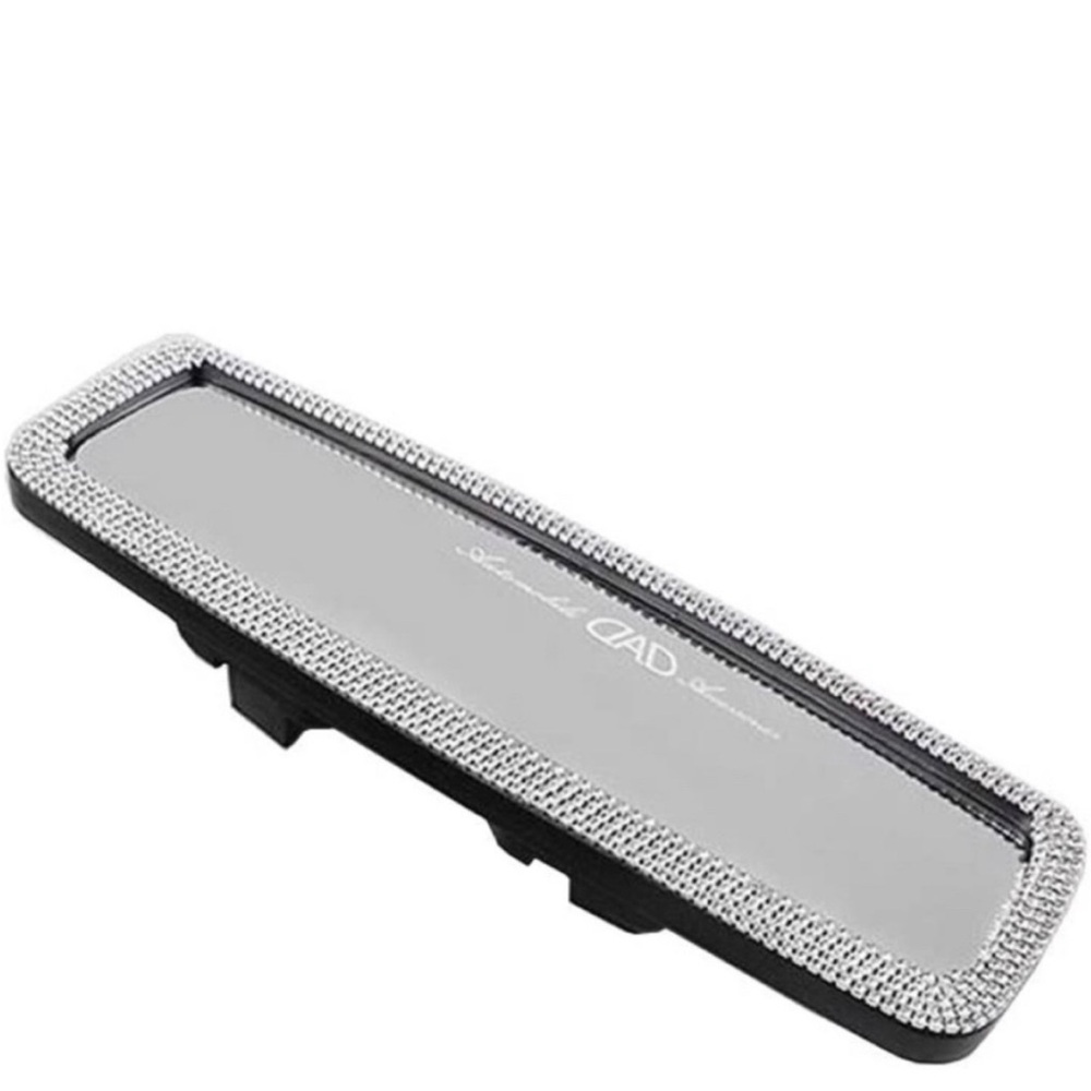 Rhinestone Car Rear View Mirror - Picture 2 of 2